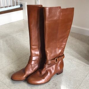 Louise Et Cie/Vince Camuto Cognac Boots sz7.5